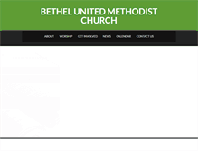 Tablet Screenshot of bethelncumc.com
